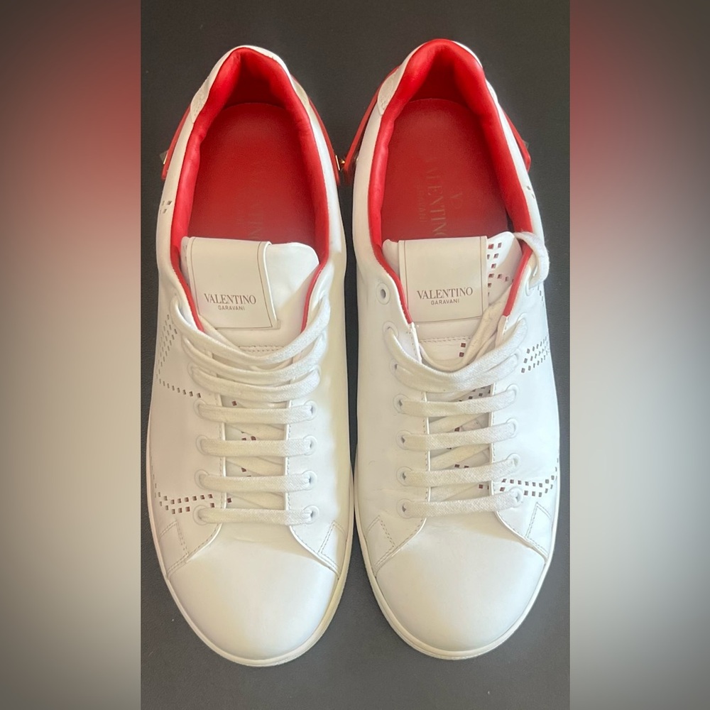 Valentino Garavani Perforated V-Logo Sneaker